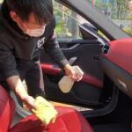 出張　車内清掃で家族も笑顔に